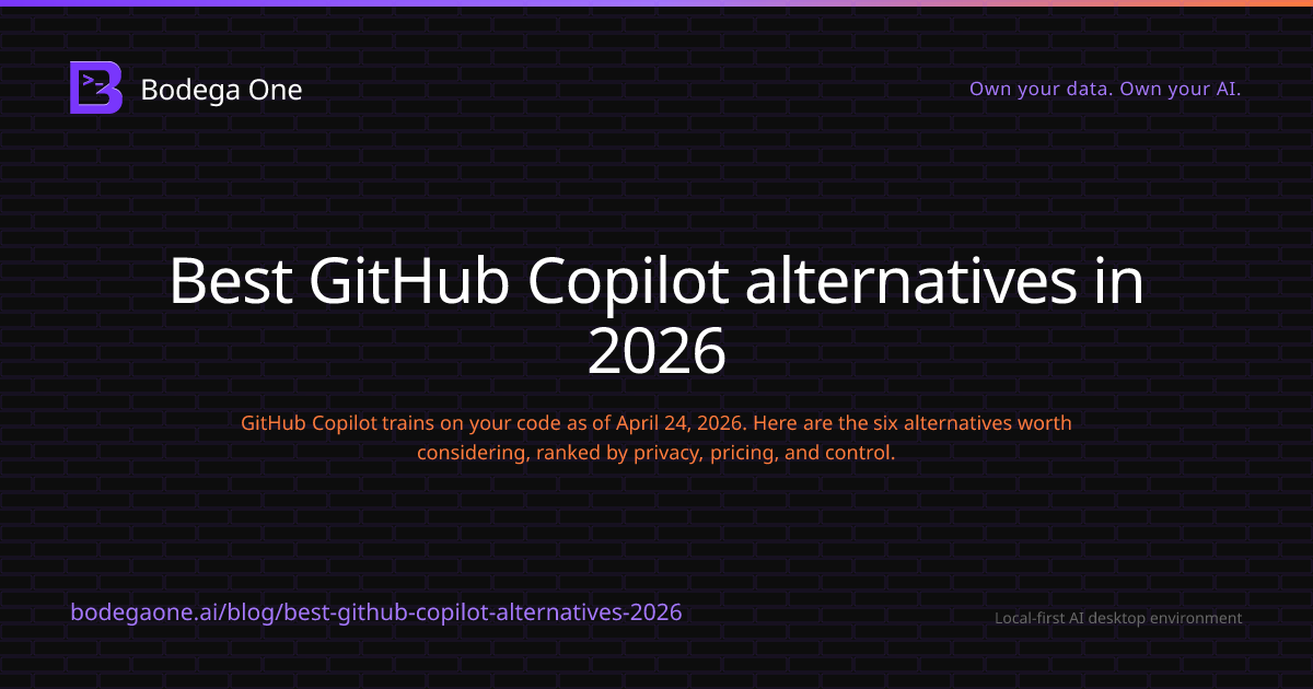 6 Best GitHub Copilot Alternatives in 2026, Ranked